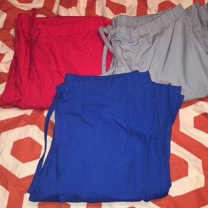 3 pair of Cherokee brand scrub pants